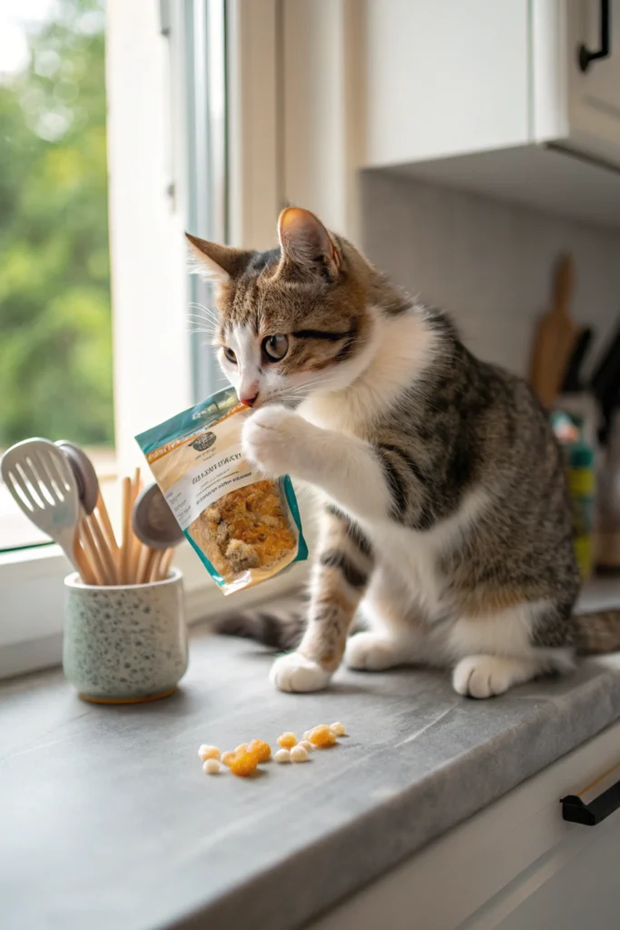 how many cat food pouches a day